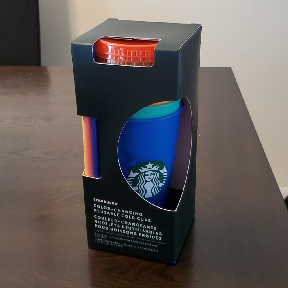Starbucks Color Changing Reusable Cold Cups